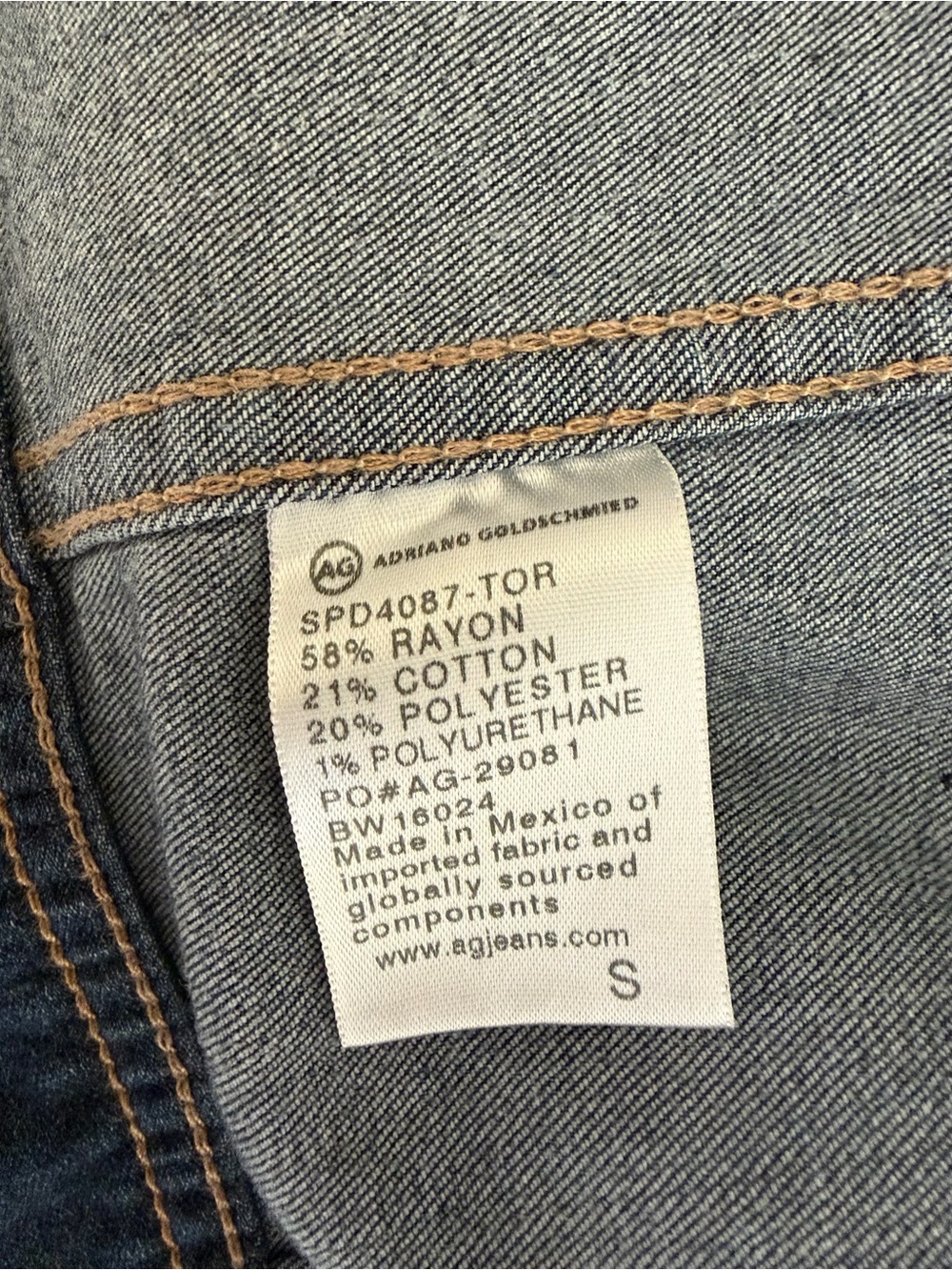 AG Jean Denim Jacket Robyn Small - Picture 5 of 7